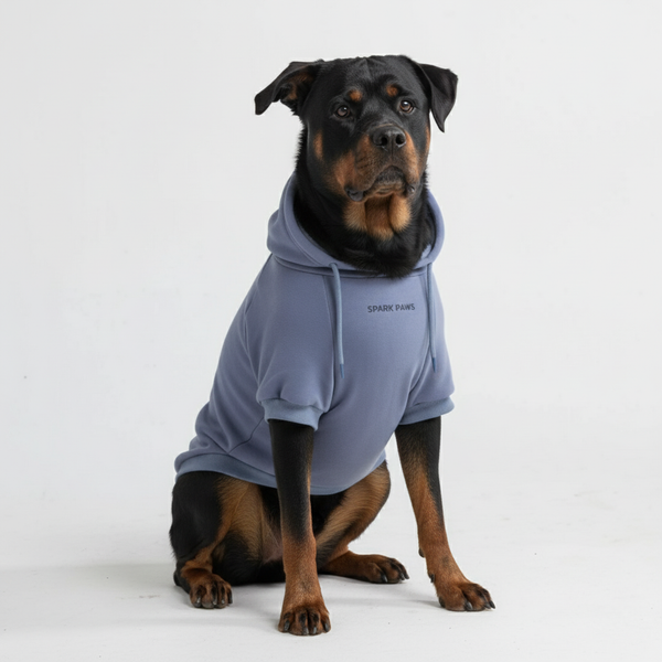 Pull à Capuche Essentiel Pour Chien - Bleu Ardoise