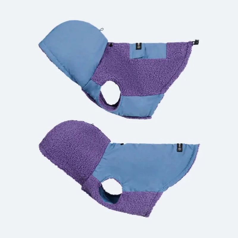 Veste réversible - Violet et bleu