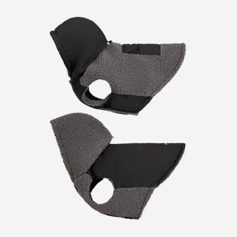 Veste réversible - Gris et noir