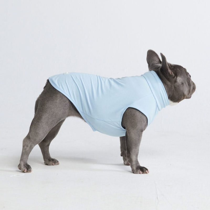 T-shirt pour chien avec écran solaire - Bleu