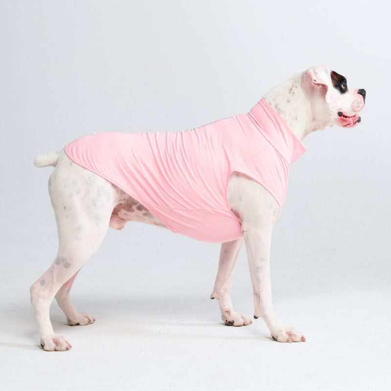 T-shirt pour chien avec écran solaire - Rose