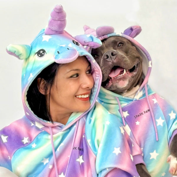 Sweat à Capuche Halloween pour Humain – Licorne