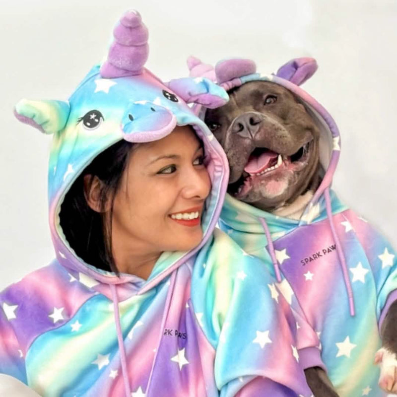 Sweat à Capuche Halloween pour Humain – Licorne