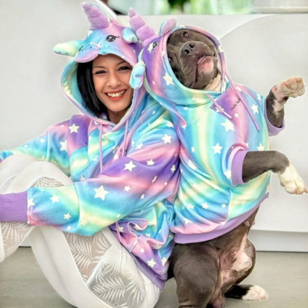 Sweat à Capuche Halloween pour Humain – Licorne