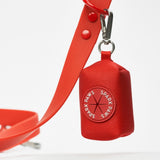 Porte-sac à crottes de chien - Rouge