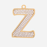 Lettre initiale bijoux plaques d'identification pour chiens - Z