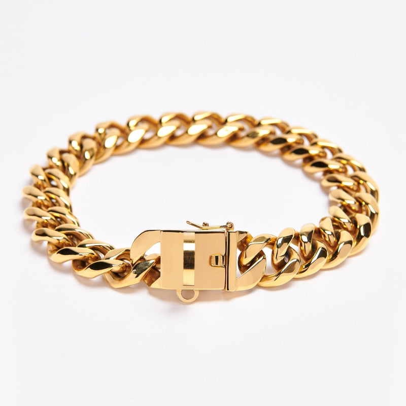 gold dog chain