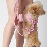 Ensemble de harnais pour chien Yogawear - Rose