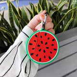 Housses de protection en silicone pour Airpod de couleur pastèque