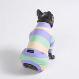 Pyjama pour chien - violet vert jaune