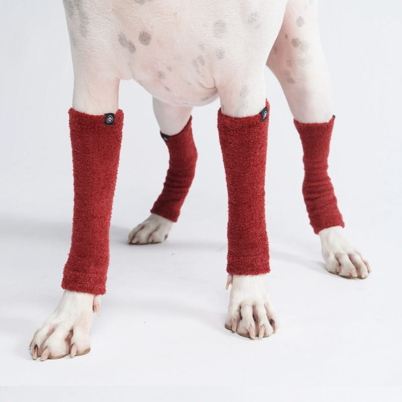 Manchettes pour jambières de chien en polaire extensible