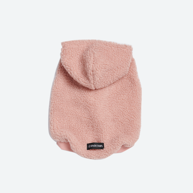 Veste Sherpa Teddy - Rose