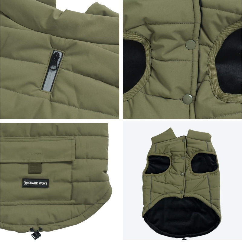 Veste imperméable WarmShield™ - Olive