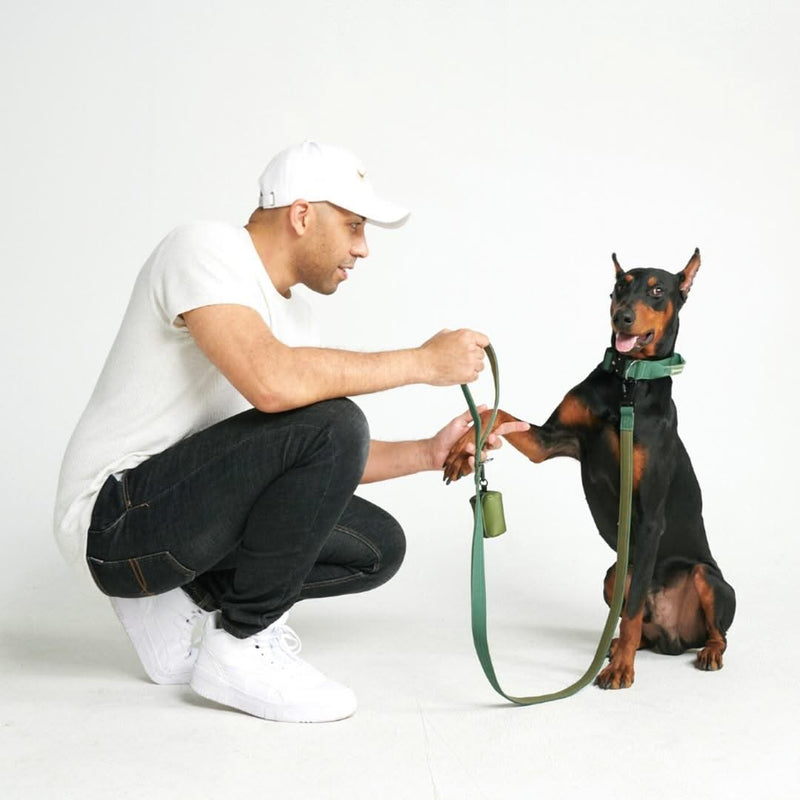 Collier tactique pour chien - Vert armée (1.5"/4cm)